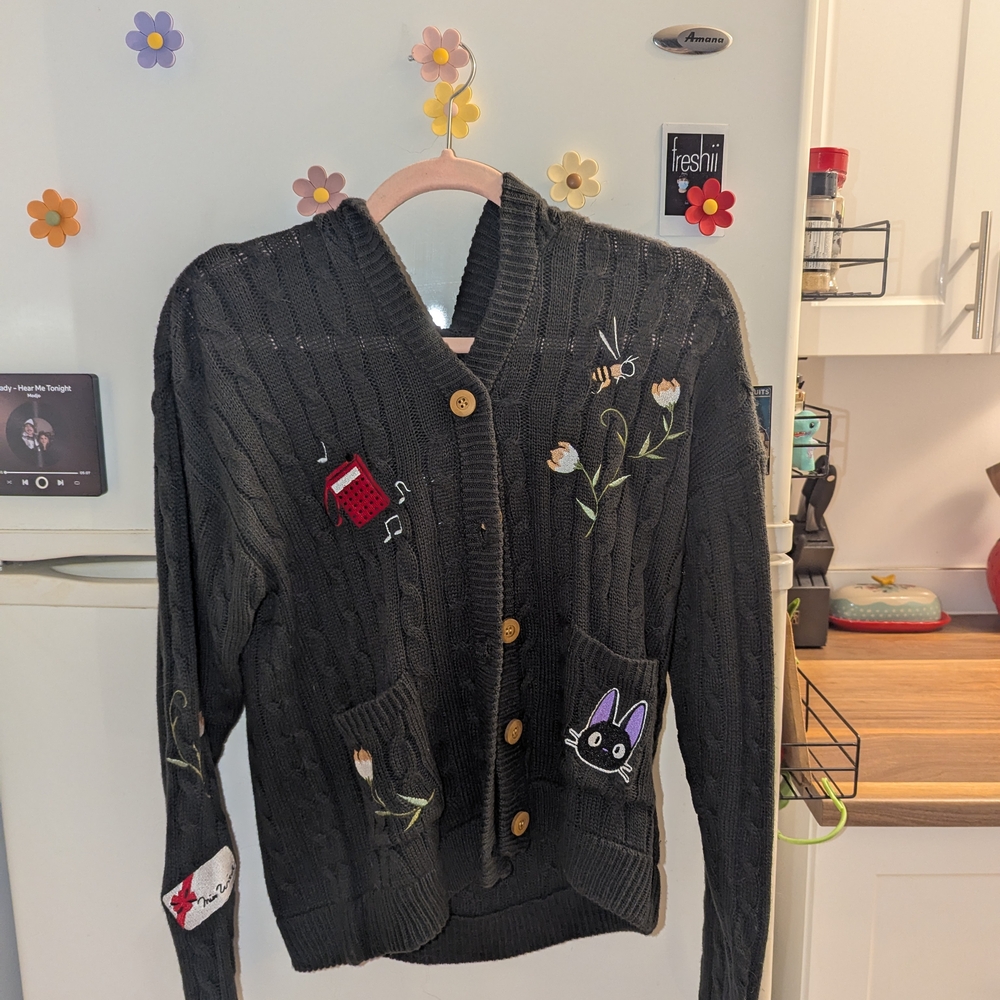 Studio Ghibli Black Sweater